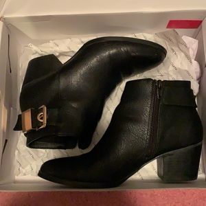 Aldo black booties
